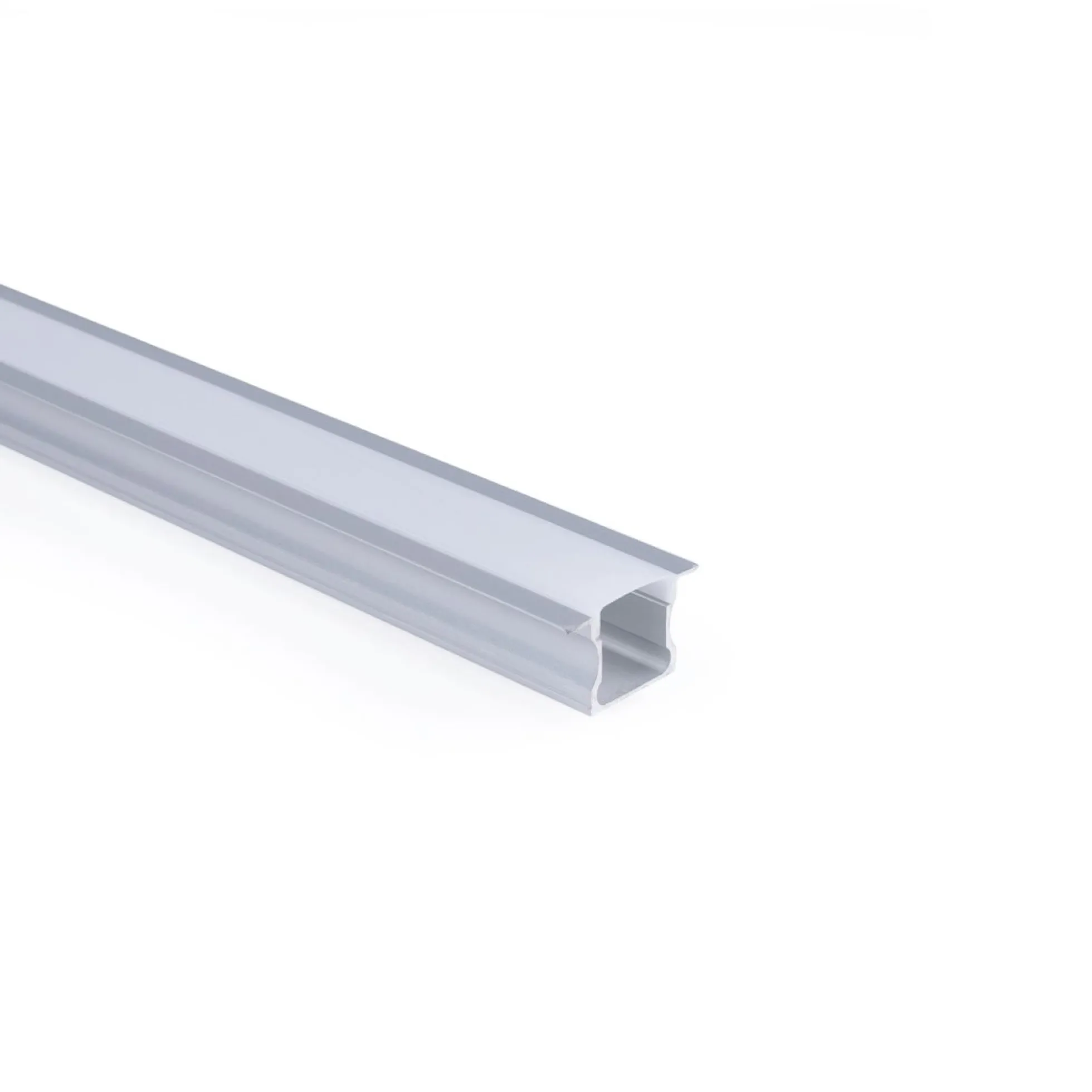 Perfil tira LED empotrable - 25x14mm - Kit completo - 2 metros
