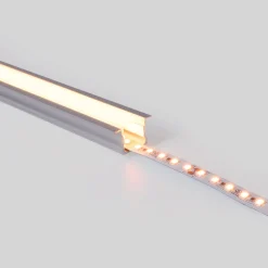 Perfil tira LED empotrable - 25x14mm - Kit completo - 2 metros