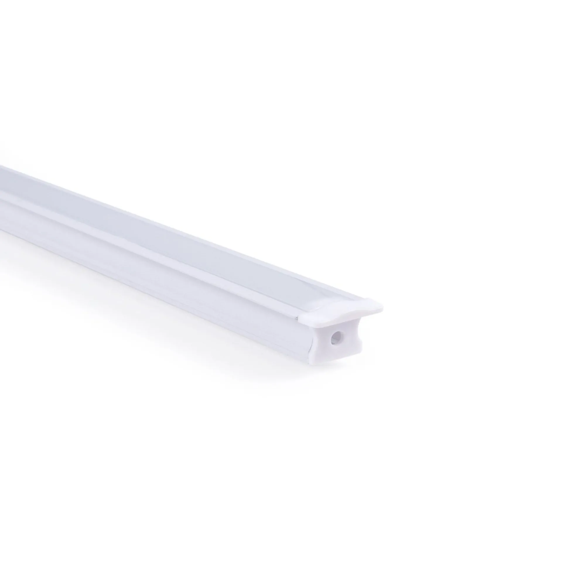 Perfil tira LED empotrable - 25x14mm - Kit completo - 2 metros