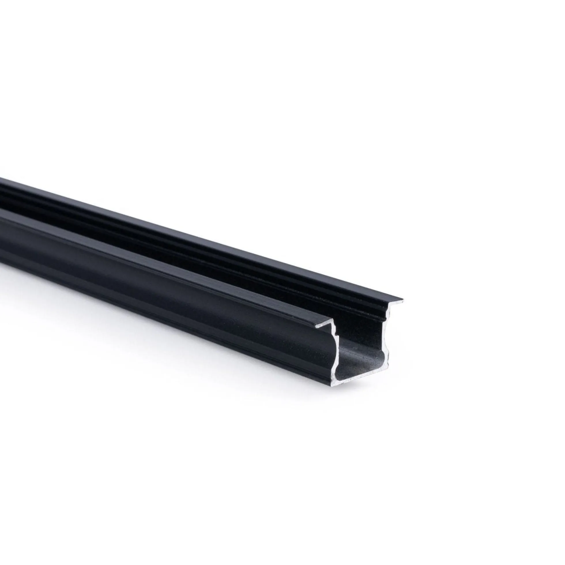 Perfil tira LED empotrable - 25x14mm - Kit completo - 1 metro