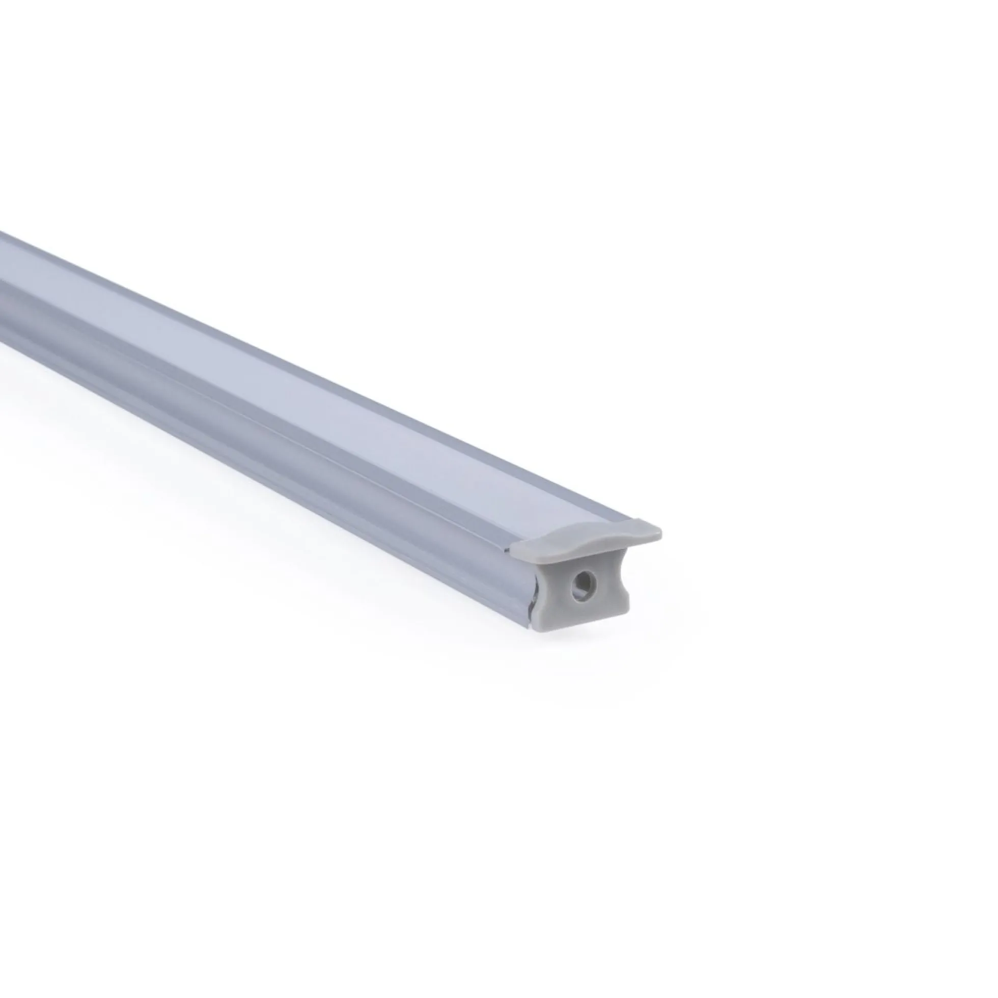 Perfil tira LED empotrable - 25x14mm - Kit completo - 1 metro