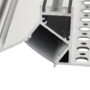 Perfil tira LED integración / trimless esquina - 96 x 35mm - Con difusor - 2 metros