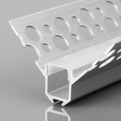 Perfil tira LED integración / trimless esquina interior - Con difusor - 2 metros