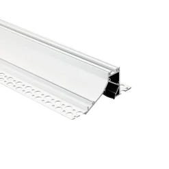 Perfil tira LED integración / trimless esquina - 94 x 34mm - Kit completo - 2 metros
