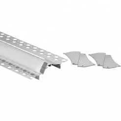 Perfil tira LED integración / trimless esquina - 96 x 35mm - Kit completo - 2 metros