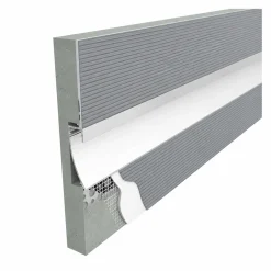 Perfil tira LED integración / trimless - 18x15mm - Con difusor - 2 metros