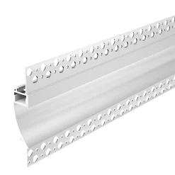 Perfil tira LED integración / trimless - 18x15mm - Con difusor - 2 metros