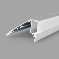 Perfil tira LED para escaleras - 54mm - Con difusor - 2 metros