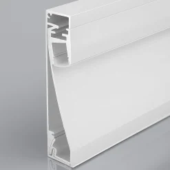 Perfil tira LED para zócalos - 60x16mm - Con difusor - 2 metros