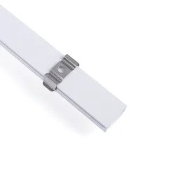 Perfil tira LED superficie - 17x8mm - Kit completo - 1 metro