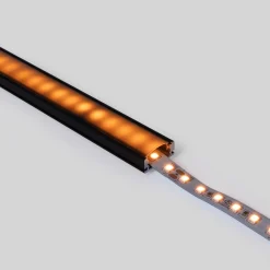 Perfil tira LED superficie - 17x8mm - Kit completo - 1 metro