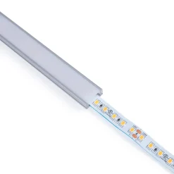 Perfil tira LED superficie - 17x8mm - Kit completo - 2 metros