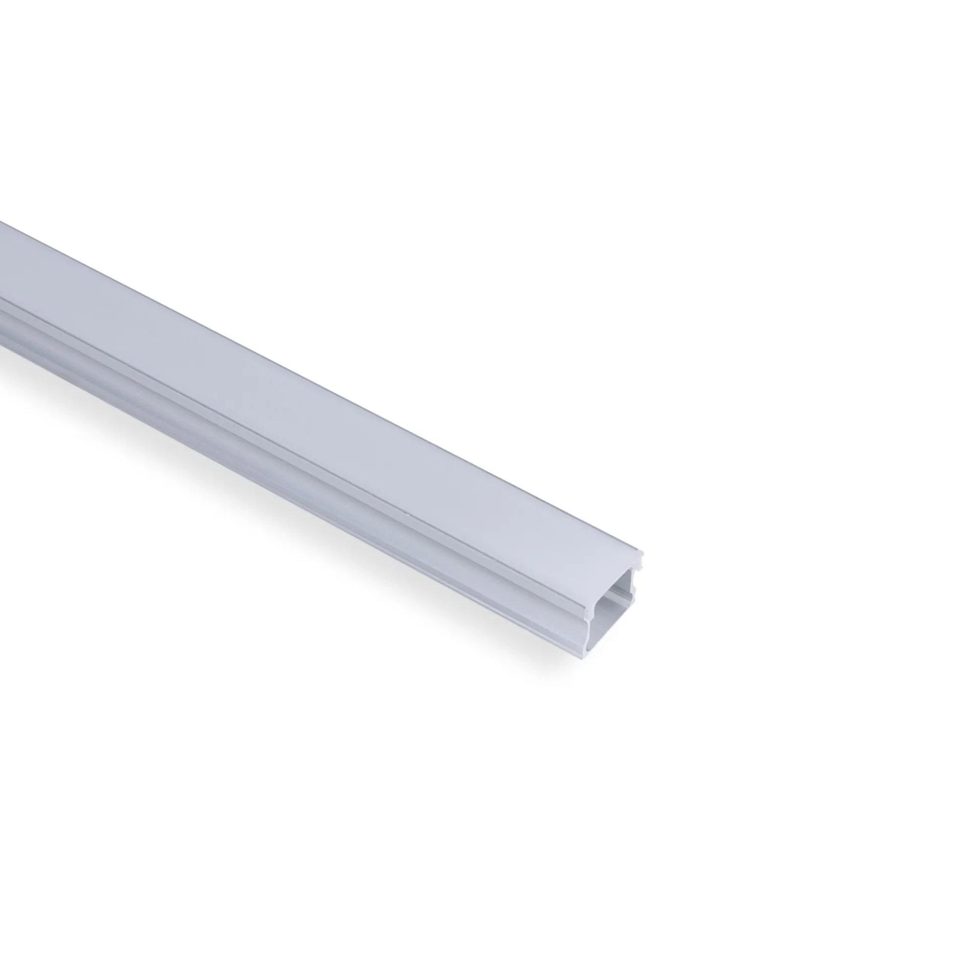 Perfil tira LED superficie - 17x14mm - Kit completo - 1 metro
