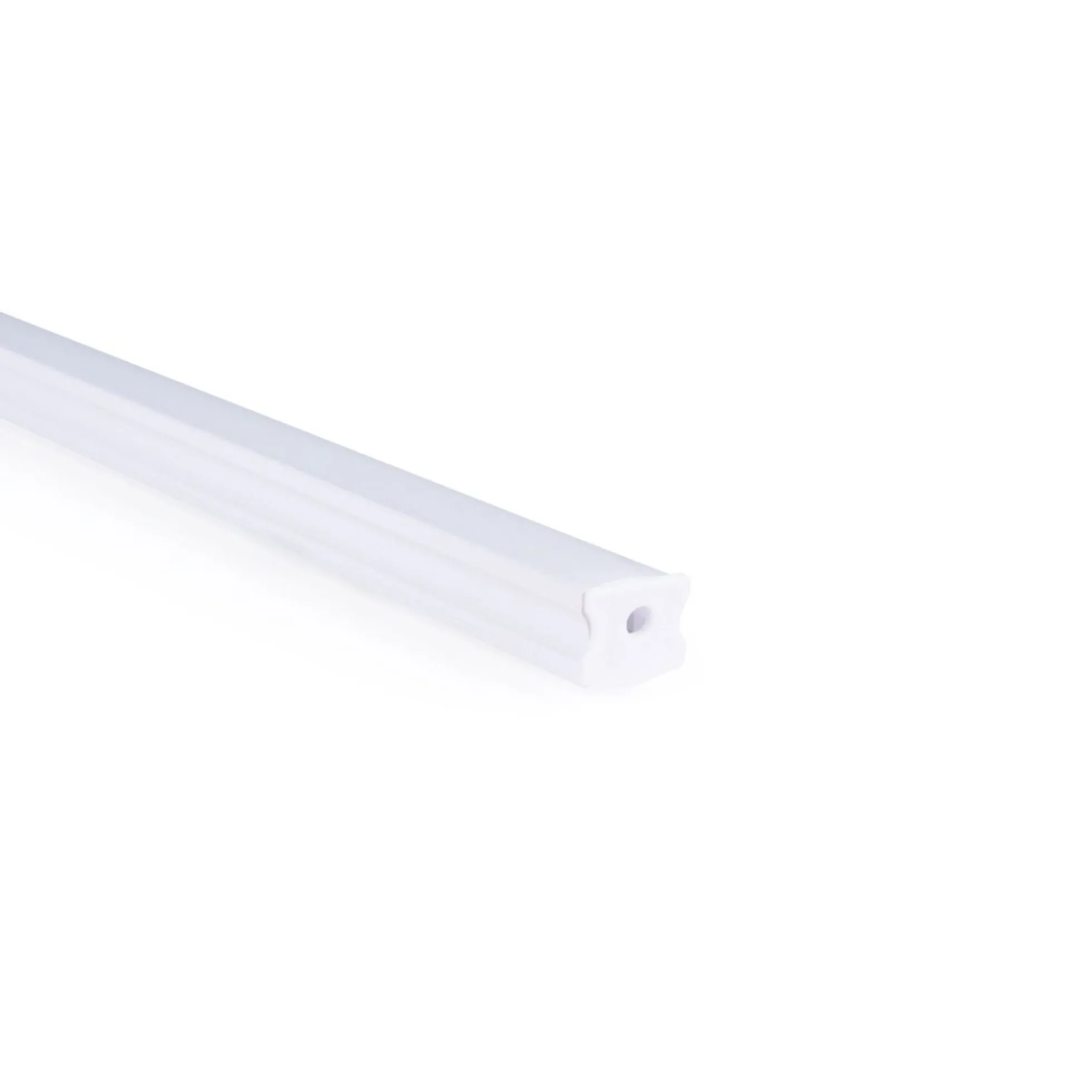 Perfil tira LED superficie - 17x14mm - Kit completo - 1 metro