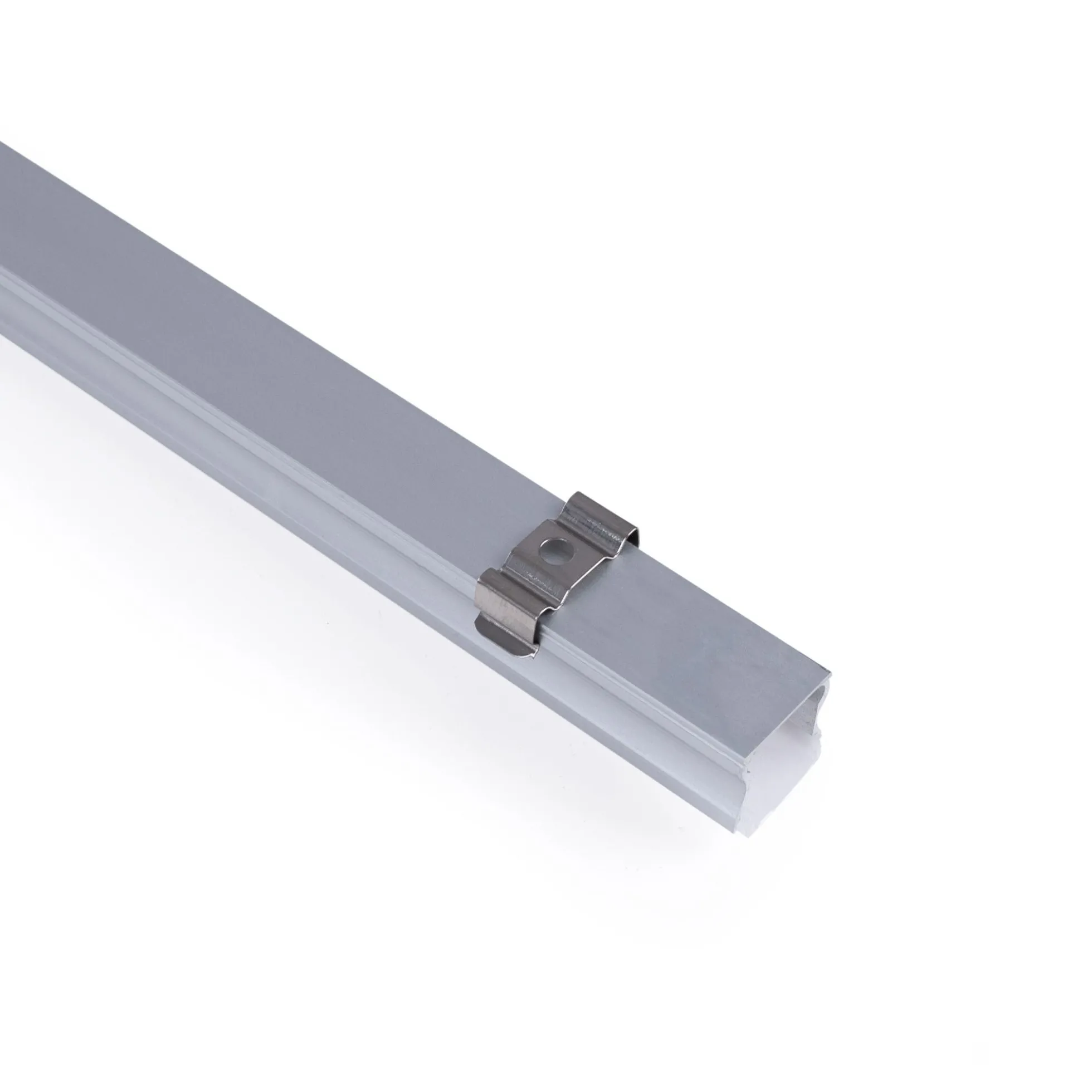 Perfil tira LED superficie - 17x14mm - Kit completo - 1 metro