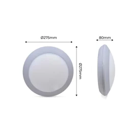Plafón de exterior estanco de pared o techo FUMAGALLI BERTA E27 IP66