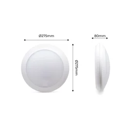 Plafón de exterior estanco de pared o techo FUMAGALLI BERTA E27 IP66