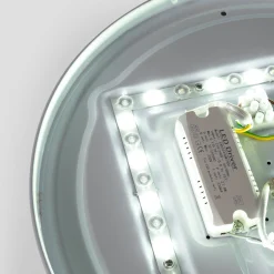 Plafón de techo LED CCT - 24W - Color madera - Ø40cm