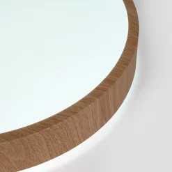 Plafón de techo LED CCT - 24W - Color madera - Ø40cm