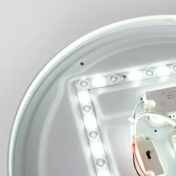 Plafón de techo LED CCT - 24W - Efecto lateral - Color madera Ø40cm