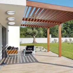 Plafón estanco para techo o pared FUMAGALLI UMBERTA 2x E27 IP66