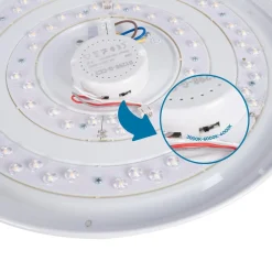 Plafón LED circular de superficie 30W CCT - Ø40cm - 2000lm - IP20