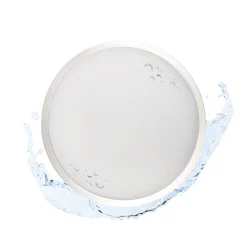 Plafón LED con sensor de movimiento estanco - CCT - Potencia ajustable 12W-16W - Ø30cm - IP65
