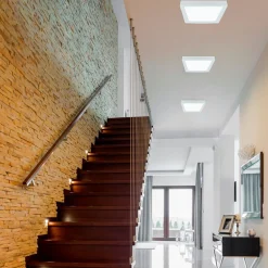 Plafón LED cuadrado de superficie 24W Alta Eficiencia
