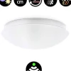 Plafón LED de superficie con sensor para bombilla E27