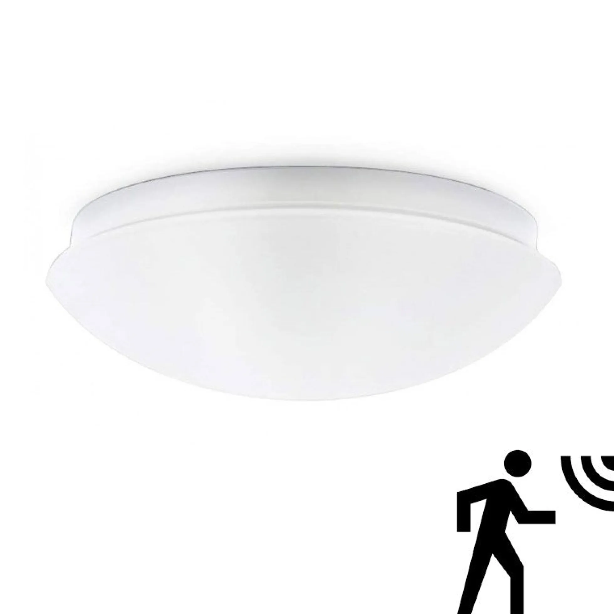 Plafón LED de superficie con sensor para bombilla E27