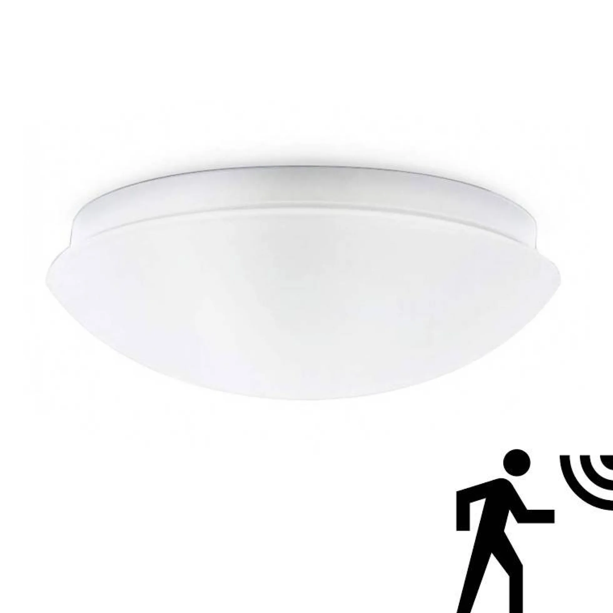 Plafón LED de superficie con sensor para bombilla E27