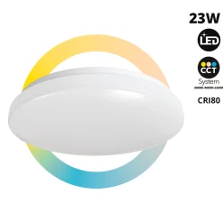 Plafón LED de techo - CCT - 23W - CRI80 - IP20