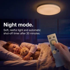 Plafón LED de techo con mando a distancia - RGB + CCT - 23W - CRI80 - IP20