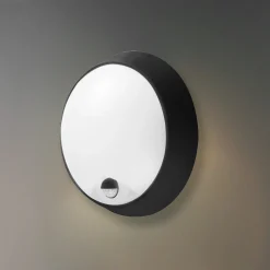 Plafón LED exterior redondo con sensor PIR - 15W - CCT - IP65