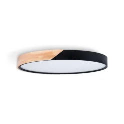 Plafón LED techo CCT 36W - Madera y Policarbonato- ø50cm - IP22
