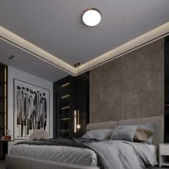 Plafón LED techo CCT 36W - Madera y Policarbonato- ø50cm - IP22