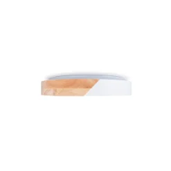 Plafón LED techo CCT 24W - Madera y Policarbonato - ø40cm - IP22