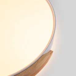 Plafón LED techo CCT 24W - Madera y Policarbonato - ø40cm - IP22
