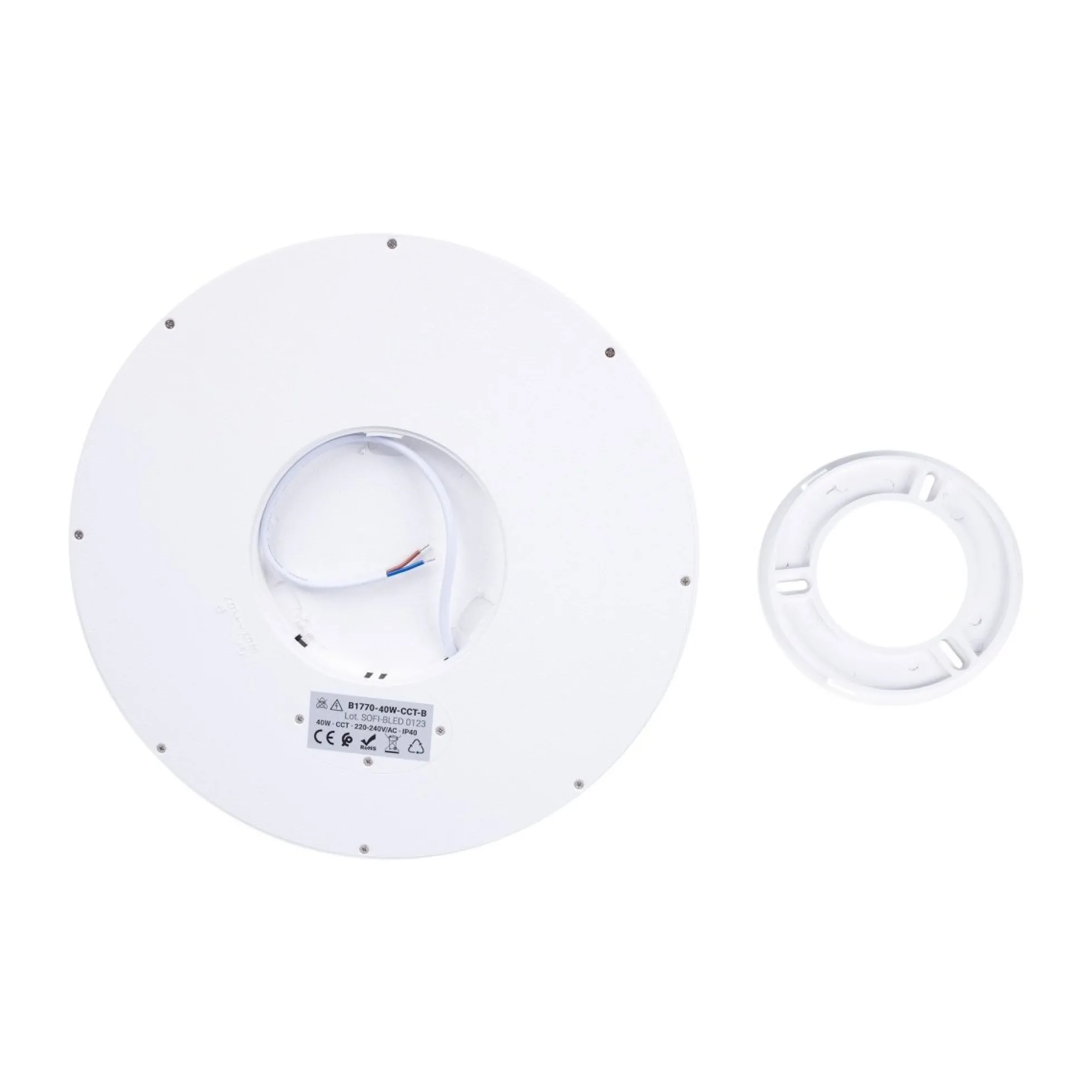 Plafón LED techo circular CCT 40W - IP40