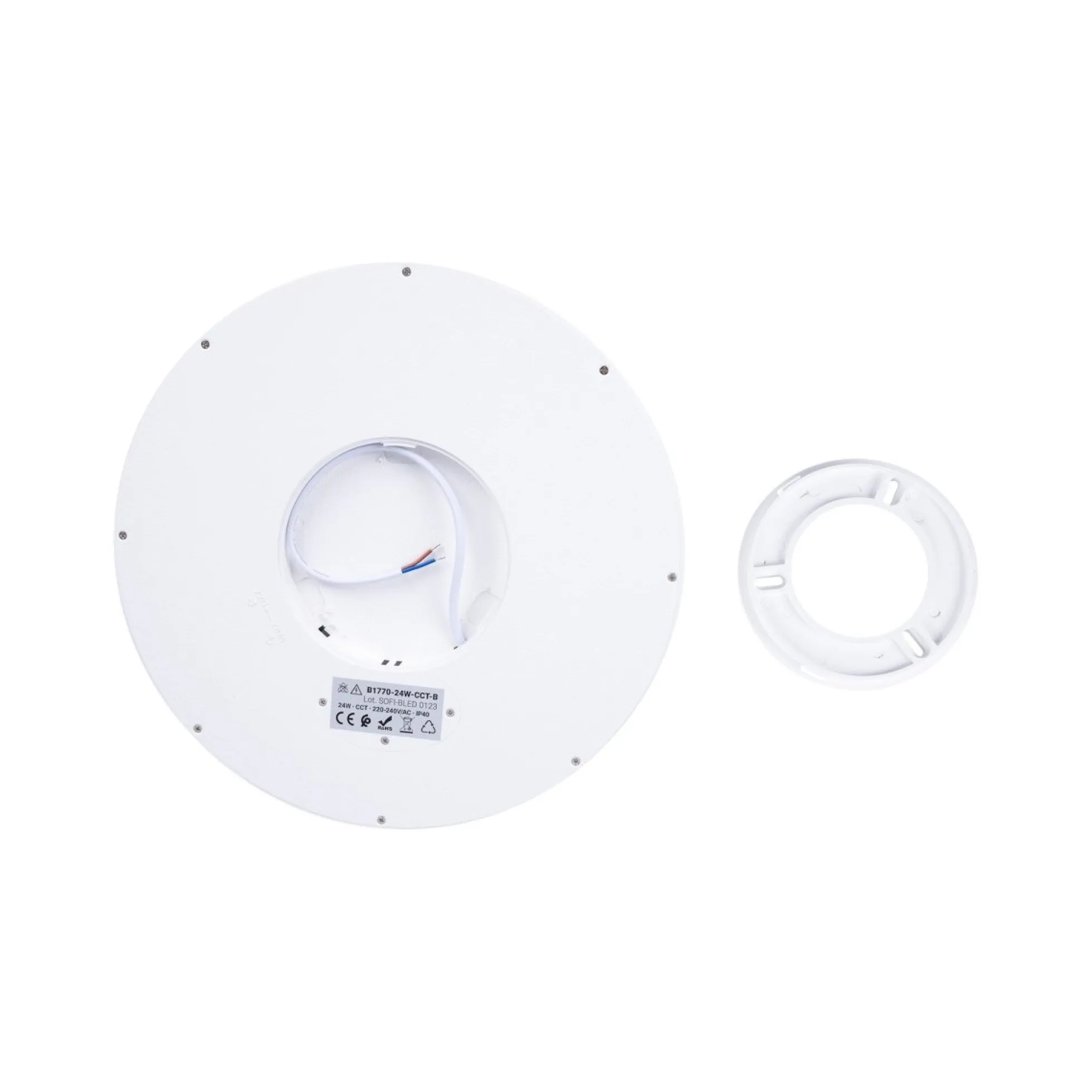 Plafón LED techo circular CCT 24W - IP40