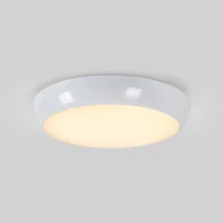 Plafón LED techo estanco / Luz de emergencia - CCT - Potencia ajustable 12W-16W - Ø31cm - IP65