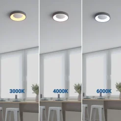 Plafón LED techo 30W - CCT - Driver Philips - ø40cm - IP20