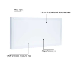Plafon Panel LED de superficie 60x30cm 24W 2150 Lumens