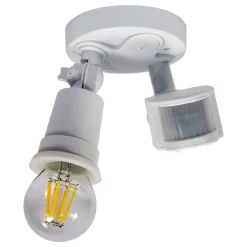 Portalámparas para bombilla LED E27 con sensor de movimiento PIR 180º IP44