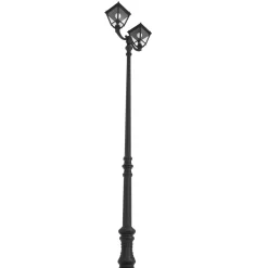 Poste de luz exterior doble Farola 