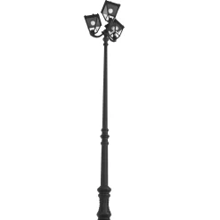Poste de luz exterior Triple Farola 