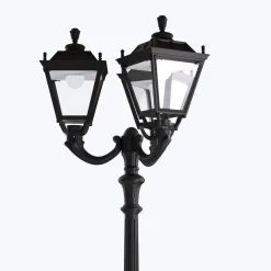 Poste de luz exterior Triple Farola 