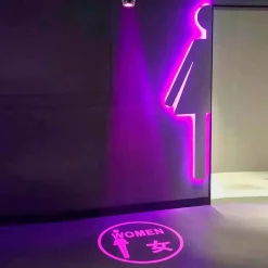 Proyector de logos LED GOBO para carril trifásico interior - 20W - Óptica 20° - IP20