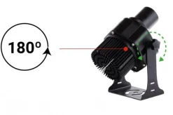 Proyector de logos LED GOBO 30W - Óptica 30° - Exterior - Rotativo
