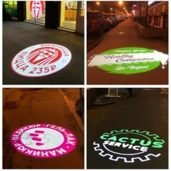Proyector de logos LED GOBO 40W - Óptica 25° - Exterior - Rotativo